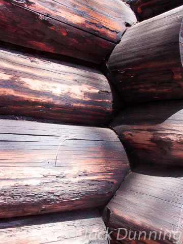 Log Cabin Detail, Lake Superior Provincial Park