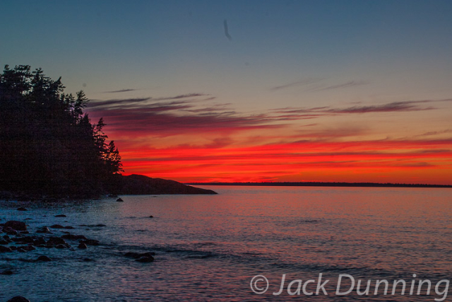 Sunset at Montreal River Harbour Postcard