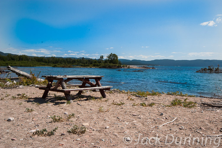 Picnic Table, Lake Superior, Mouth of the Agawa River